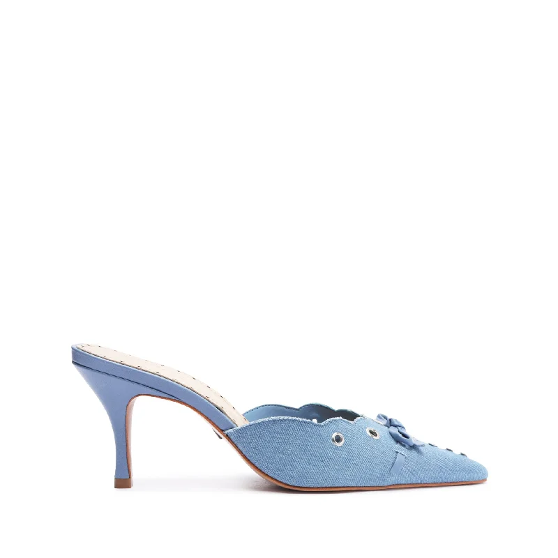 Hilly Denim Pump---Chic Denim Fabric Heels for a Unique Look