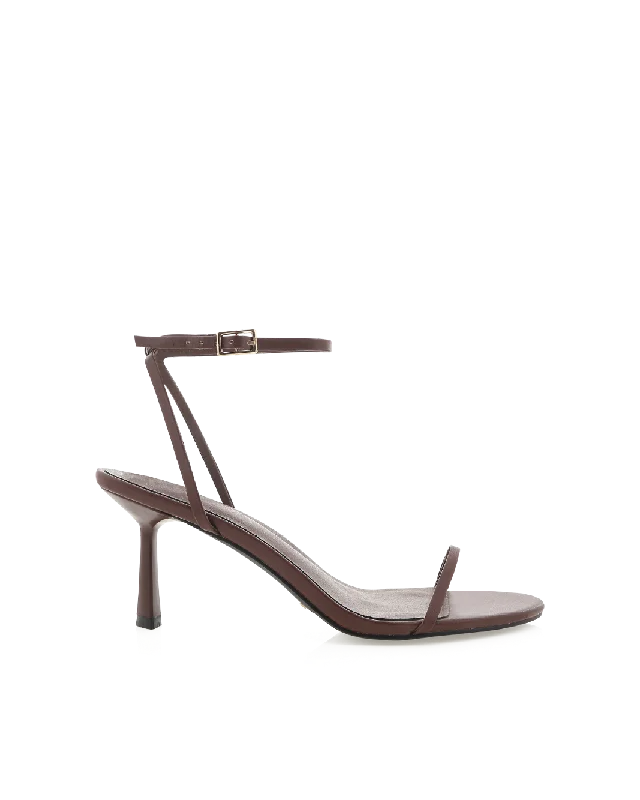 HOPPER - CHOCOLATE---Fashionable Kitten Heels for Date Night