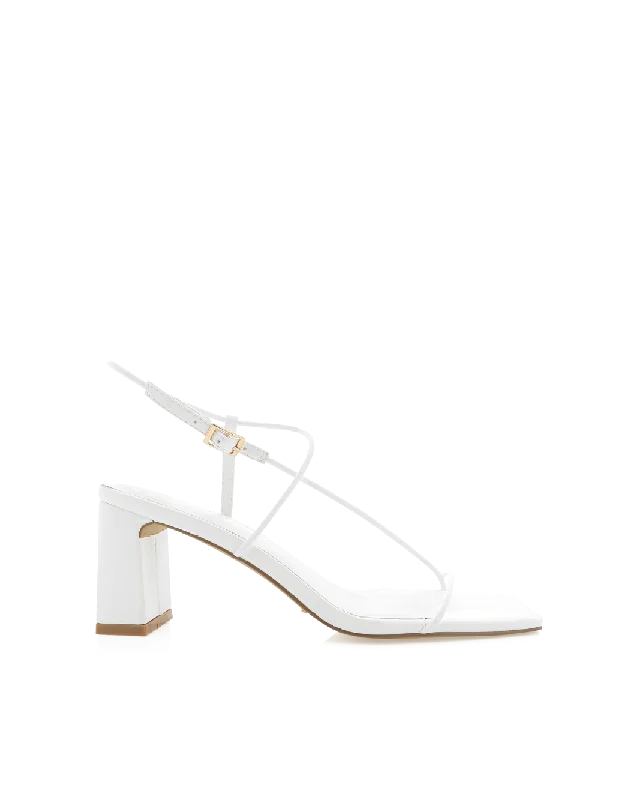 IBBY - WHITE---Fashionable Kitten Heels for Date Night