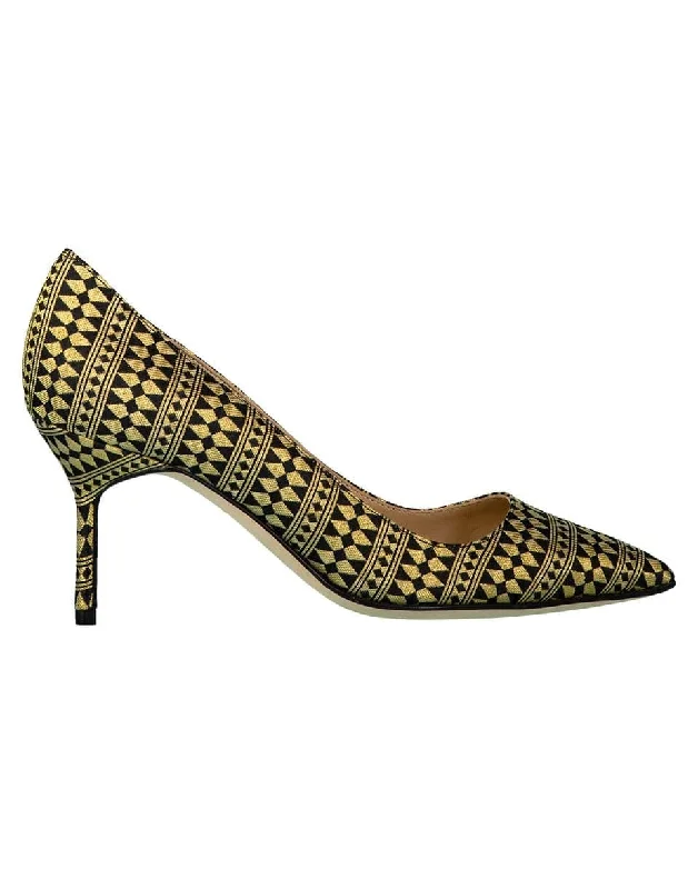 Versatile Heeled Sandals for Any Occasion---Jacquard BB Pump