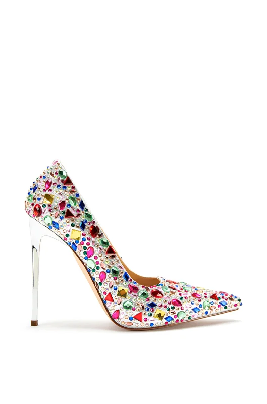 Stiletto Heel Pumps with Perfect Fit--JUAREZ-MULTI STILETTO PUMP-Fashionable & Classic