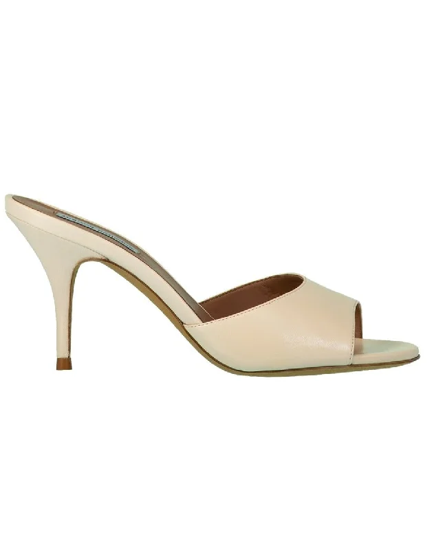 Jude Leather Mule---Comfortable Leather Pumps for Office and Everyday Wear