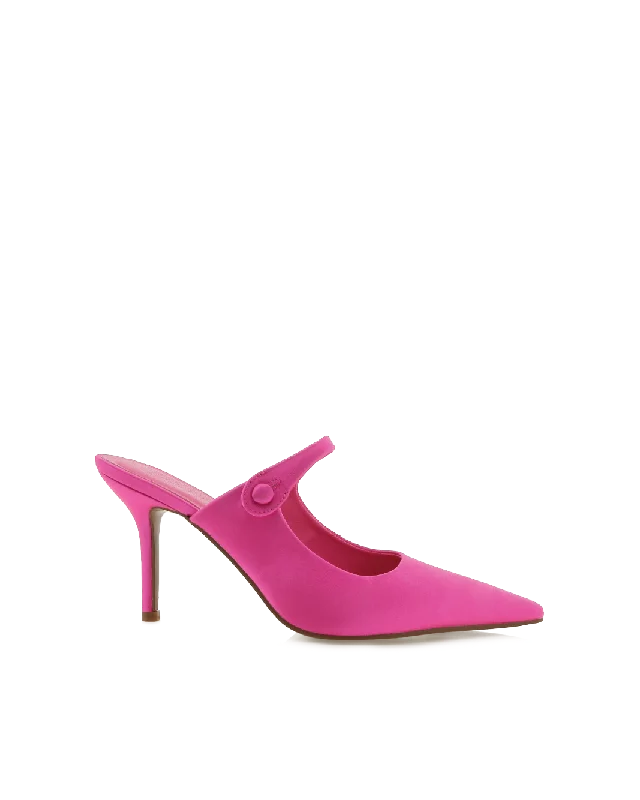 KALIO - PINK SATINAffordable Satin Heels with a Luxe Touch