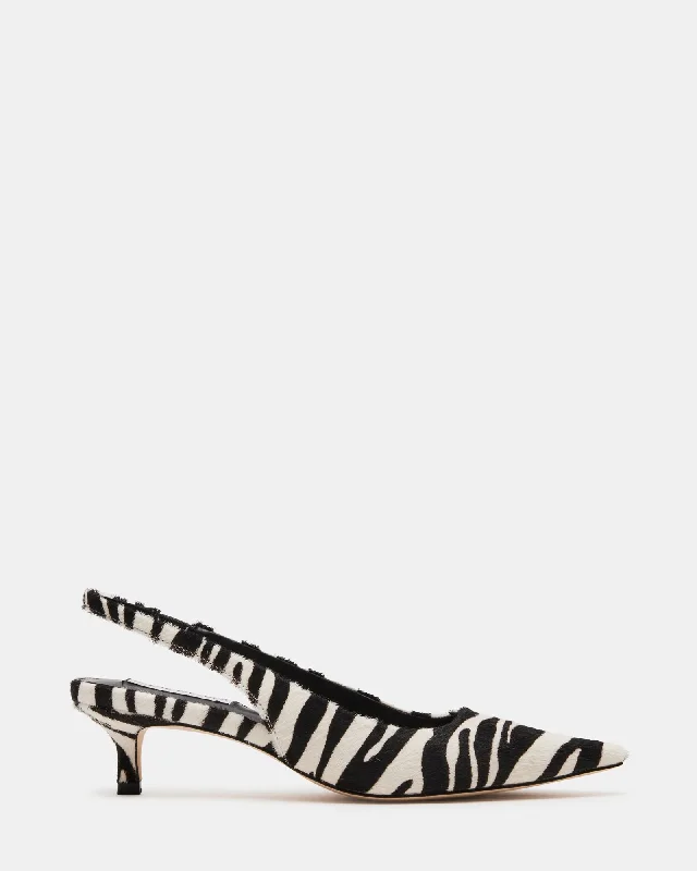 Versatile Heeled Sandals for Any Occasion---KARI ZEBRA