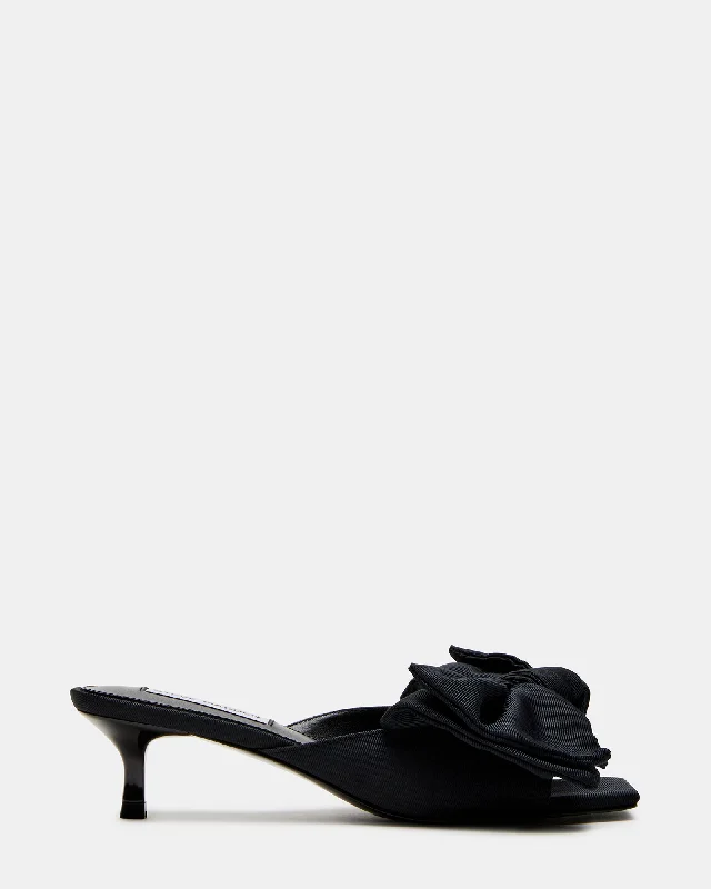 KIT BLACK SATINAffordable Satin Heels with a Luxe Touch