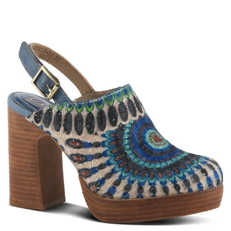 Versatile Heeled Sandals for Any Occasion---L'ARTISTE ZIPI BLUE SHOOTIE