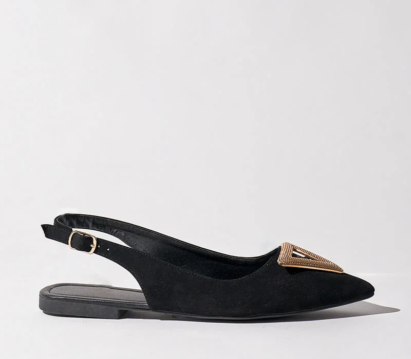 Stiletto Heel Pumps with Perfect Fit--Flat Mule-Fashionable & Classic