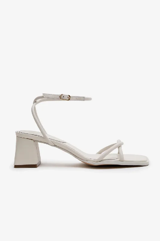 Stiletto Heel Pumps with Perfect Fit--La Tribe Claud Heel - Cream-Fashionable & Classic