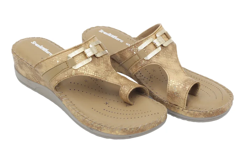 Versatile Heeled Sandals for Any Occasion---LADIES COMFORT CHAPPAL 41022