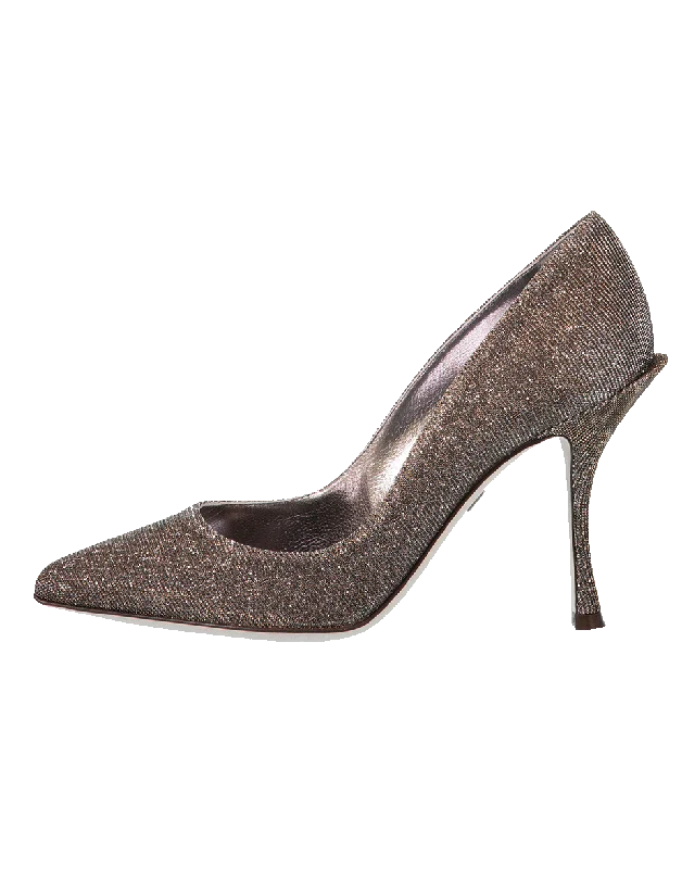 Lori 90 Glitter Pump---Trendy Glitter Heels for a Glamorous Look