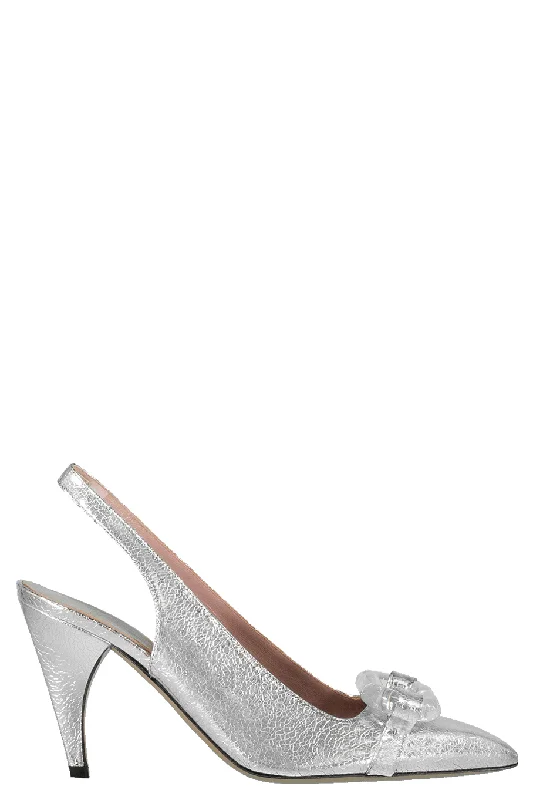 Versatile Heeled Sandals for Any Occasion---Lucite Chanel Slingback