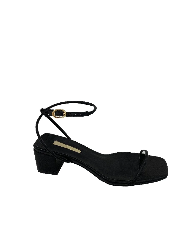 Versatile Heeled Sandals for Any Occasion---Mae Heel Black