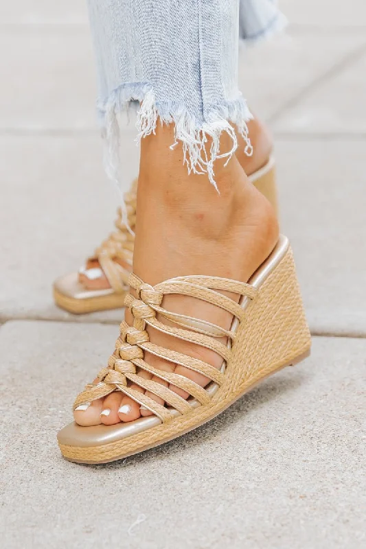 Matisse Laney Braided Wedge Heels - FINAL SALE---Durable Leather Braided Ankle Strap Heels with Premium Quality