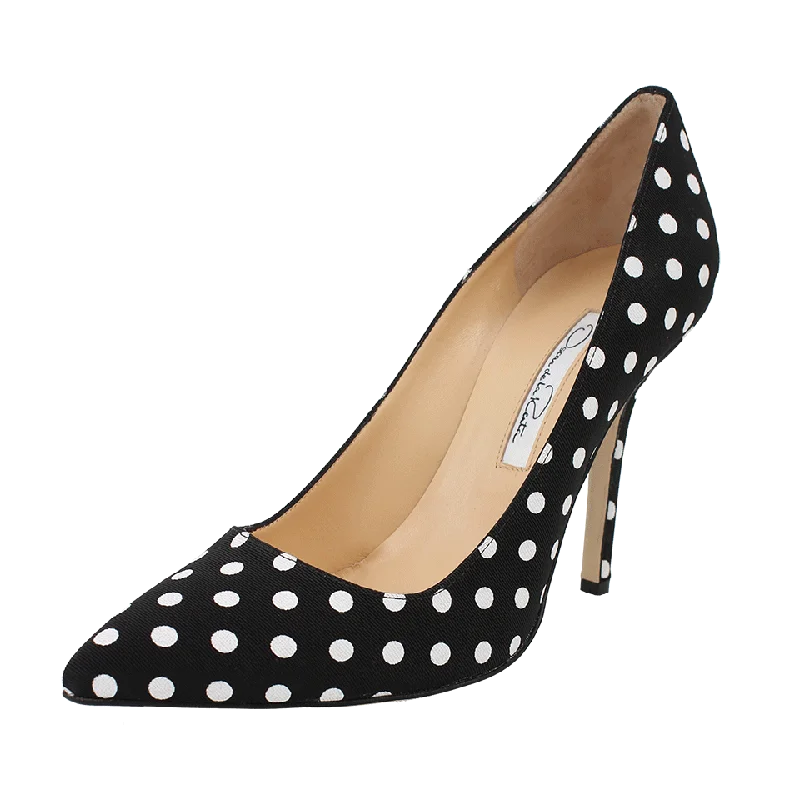 Versatile Heeled Sandals for Any Occasion---Mimi Polka Dot Pump