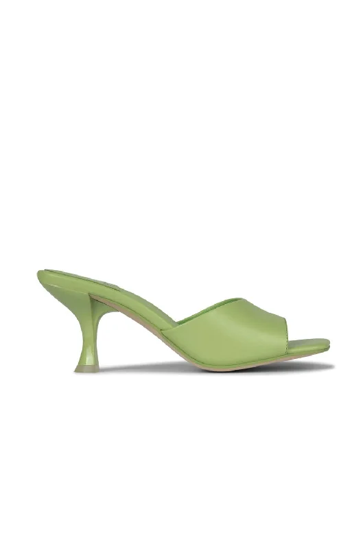 Stiletto Heel Pumps with Perfect Fit--Jeffrey Campbell Mr-Big In Lime-Fashionable & Classic