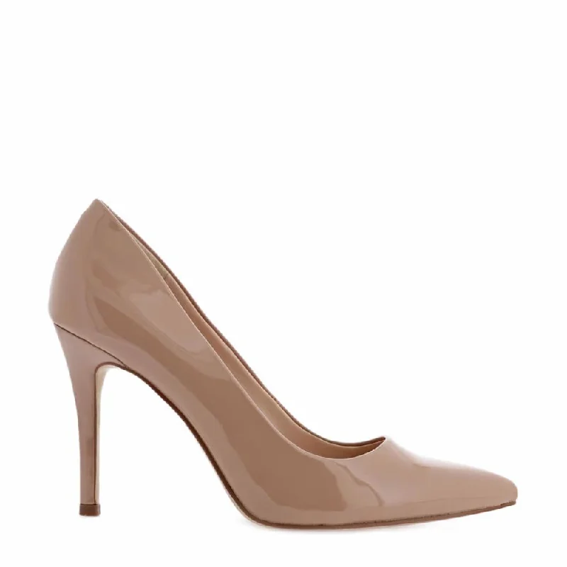 Nine West Women's 7Act3 Nude M---Fashionable Kitten Heels for Date Night