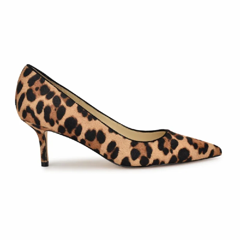 Nine West Women's Arlenep8 Brown M---Fashionable Kitten Heels for Date Night