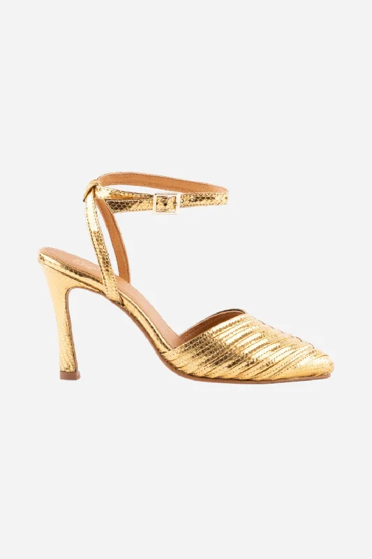 Seychelles On To The Next Heels in Gold---Fashionable Kitten Heels for Date Night