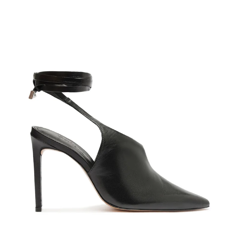 Peggy Nappa Leather Pump---Comfortable Leather Pumps for Office and Everyday Wear