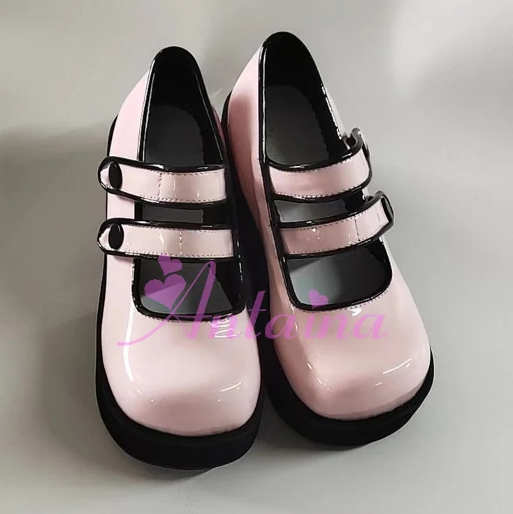 Stylish Platform Heels for Extra Height--Antaina~Elegant Lolita Platform Shoes Plus Size