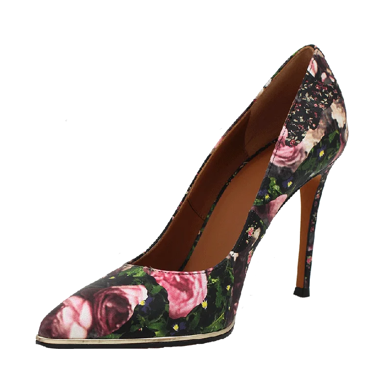 Versatile Heeled Sandals for Any Occasion---Printed Classic Pump