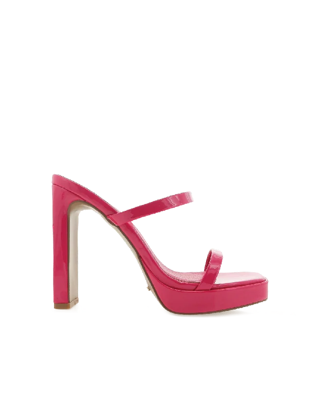 QUINLA - WILD BERRY PATENT---Fashionable Kitten Heels for Date Night