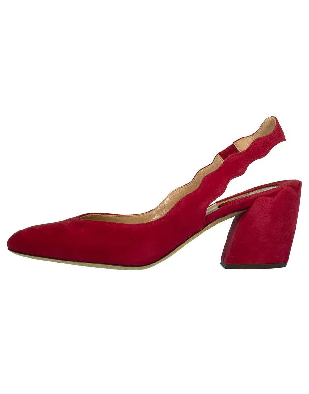 Versatile Heeled Sandals for Any Occasion---Raspberry Laurena Slingback