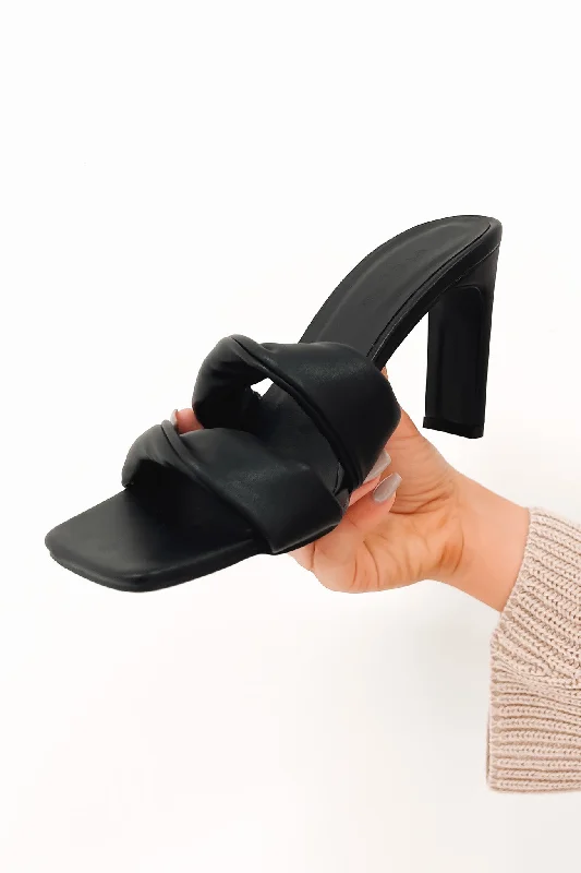 Versatile Heeled Sandals for Any Occasion---Rochelle Heel Black