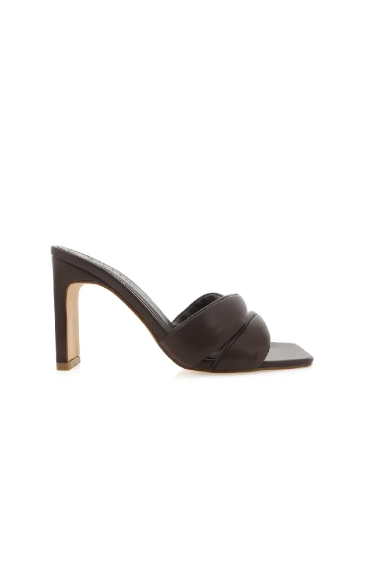 Versatile Heeled Sandals for Any Occasion---Rochelle Heel Espresso