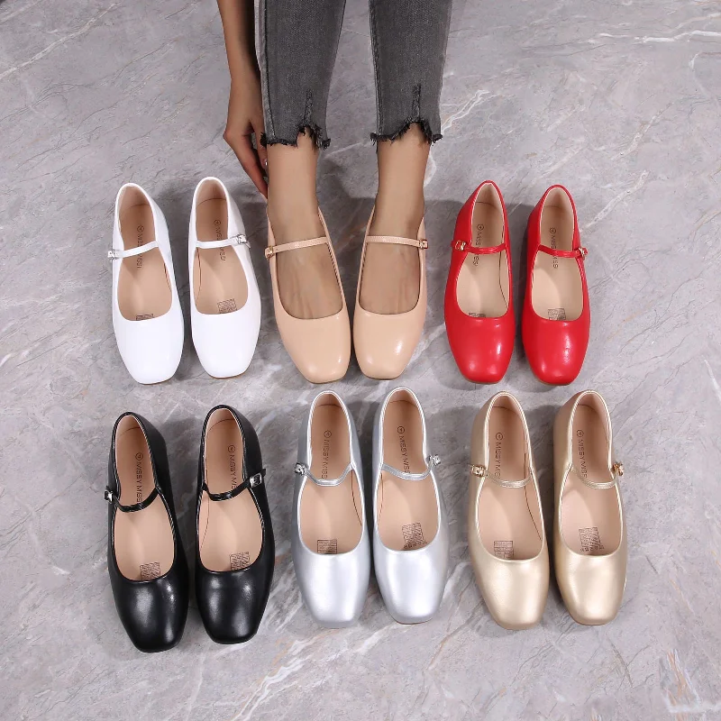 Stiletto Heel Pumps with Perfect Fit--Round Toe Flat Cute Sweet Pumps.-Fashionable & Classic