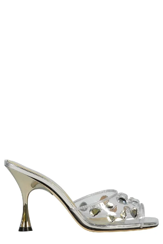 Versatile Heeled Sandals for Any Occasion---Sabot Transparent Pump