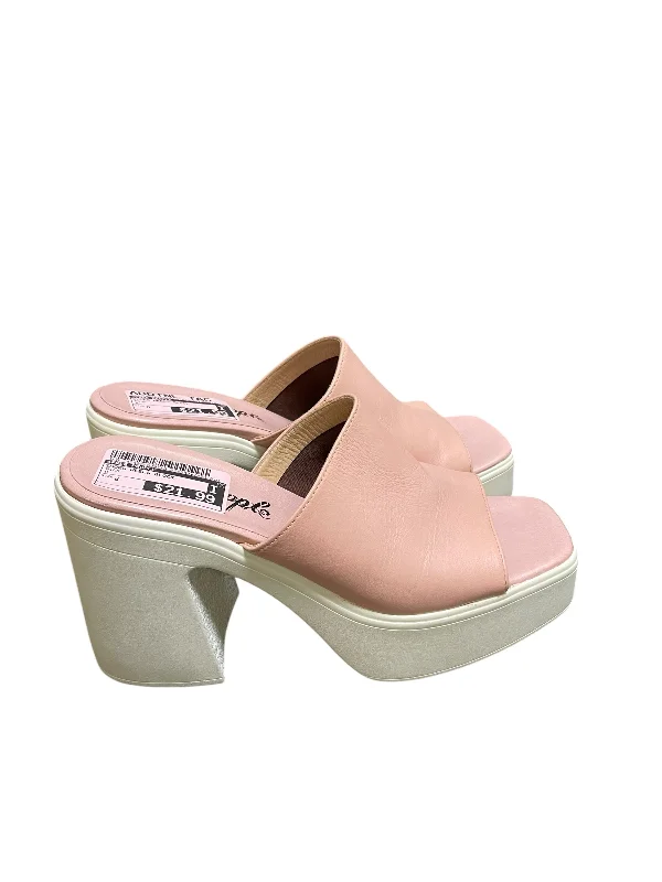 Shoes Heels Block By Free People In Pink, Size: 8---Fashionable Kitten Heels for Date Night