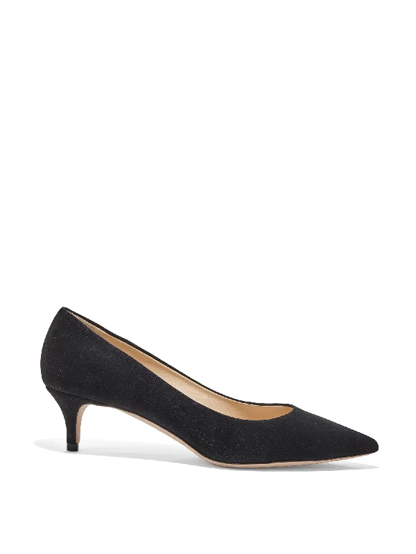 Affordable Suede Ankle Pumps for All-Day Wear--Simple Suede Heel