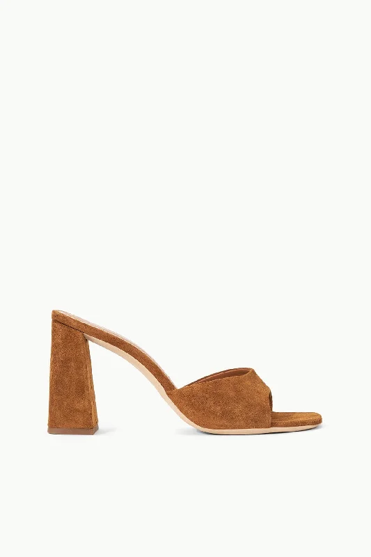 Affordable Suede Ankle Pumps for All-Day Wear--SLOANE HEEL | TAN SUEDE