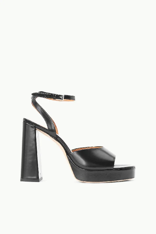 Stylish Platform Heels for Extra Height--SOLANGE PLATFORM | BLACK