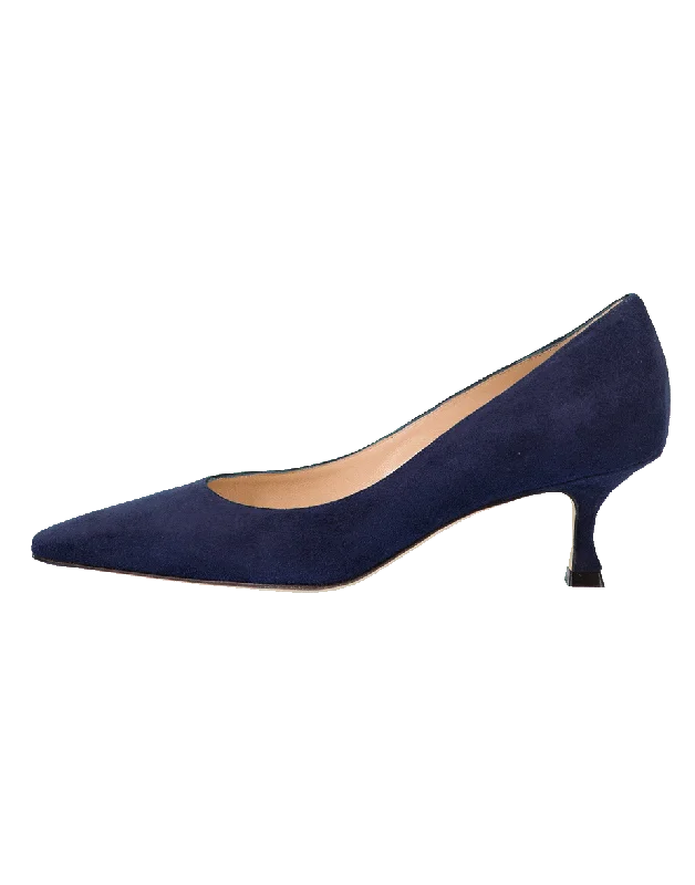 Affordable Suede Ankle Pumps for All-Day Wear--Srila Suede Pump