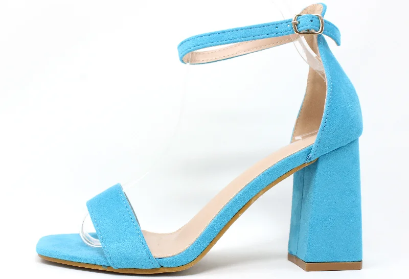 Affordable Suede Ankle Pumps for All-Day Wear--Suedette Square Heel