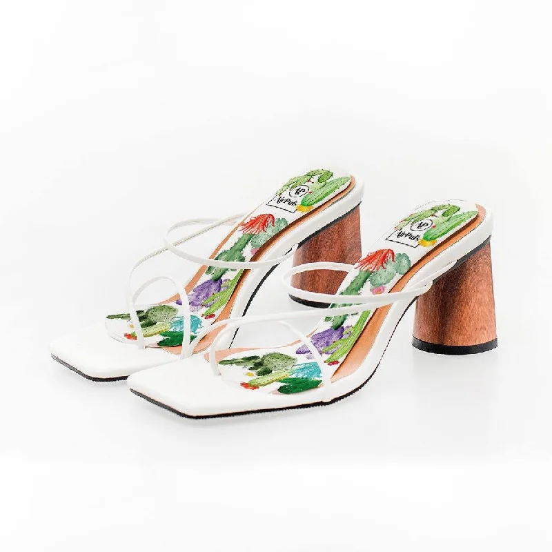 Sweetpea's Cactus Patch Airpufs---Fashionable Kitten Heels for Date Night