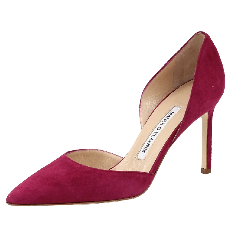 Affordable Suede Ankle Pumps for All-Day Wear--Tayler Suede 90MM D'Orsay