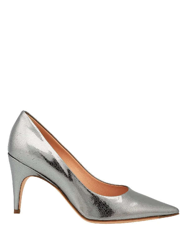 Versatile Heeled Sandals for Any Occasion---Thea Metallic Heel