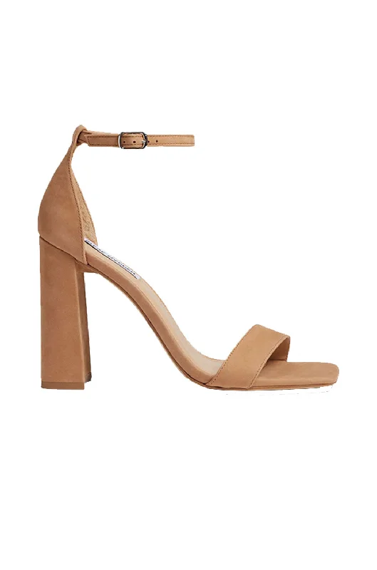 Stiletto Heel Pumps with Perfect Fit--Steve Madden Tiaa Heels In Camel Nubuck-Fashionable & Classic