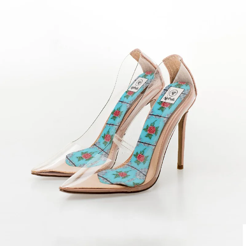 Peranakan Tile Series: Tras Street Airpufs---Fashionable Kitten Heels for Date Night