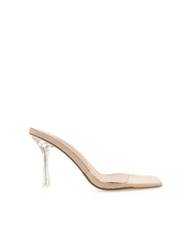 TOBA - NUDE---Fashionable Kitten Heels for Date Night