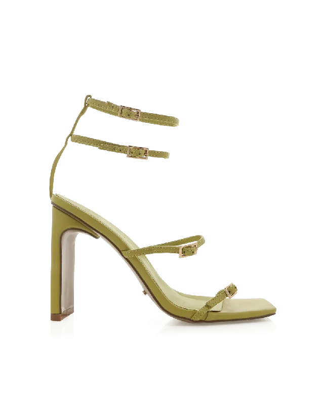 TRUE - CHARTREUSE---Fashionable Kitten Heels for Date Night