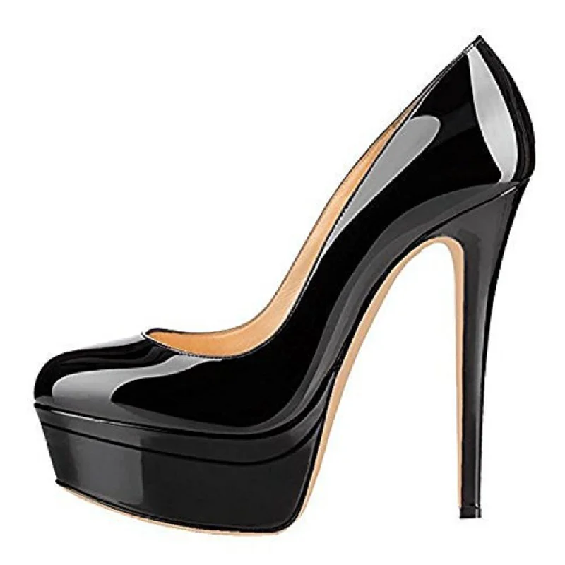 Stiletto Heel Pumps with Perfect Fit--Tucomosi Women Platform Party Shoes Point Toe Stiletto-Fashionable & Classic