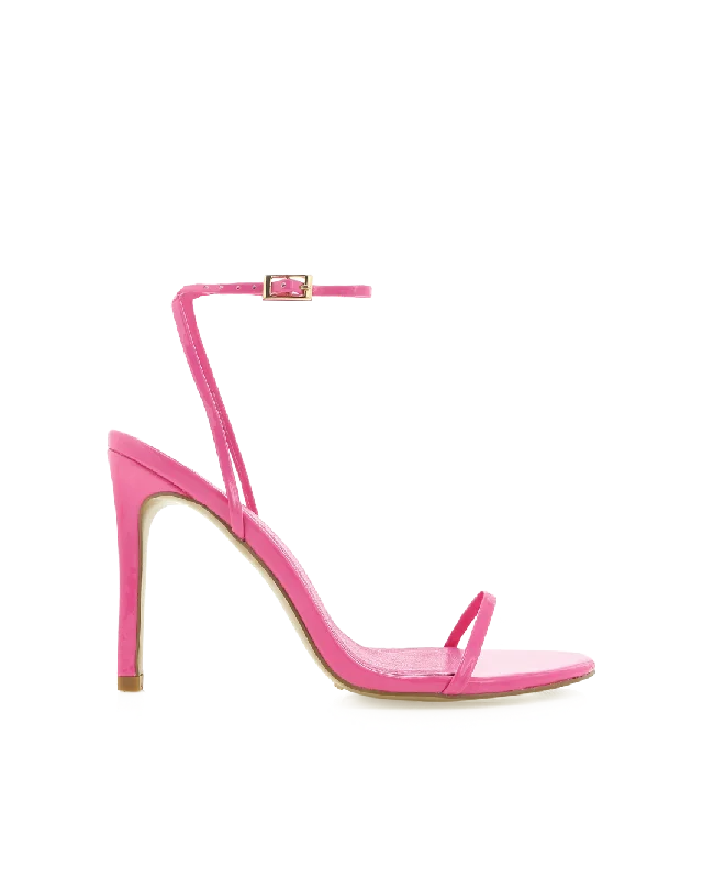 ULIMA - PINK PATENT---Fashionable Kitten Heels for Date Night