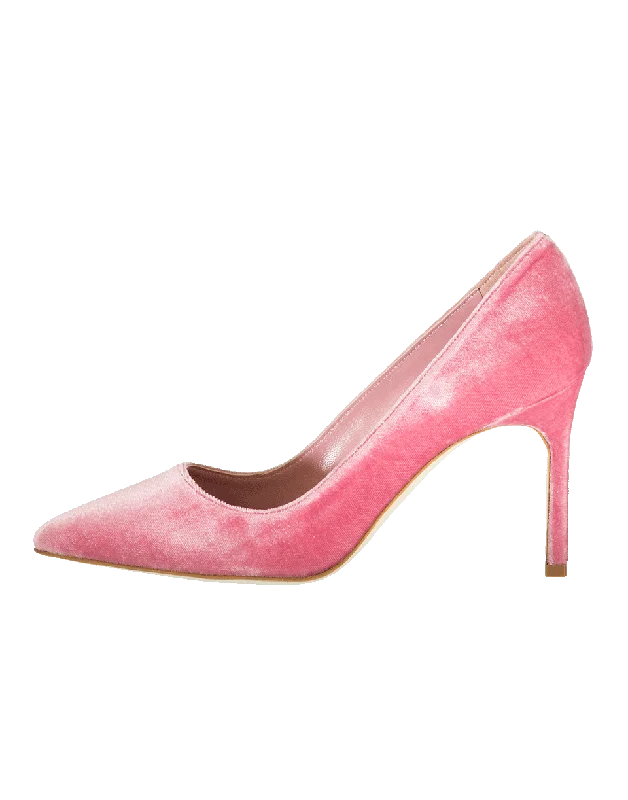 Luxurious Velvet Women's Pumps with Soft Finish---Velvet BB Pump