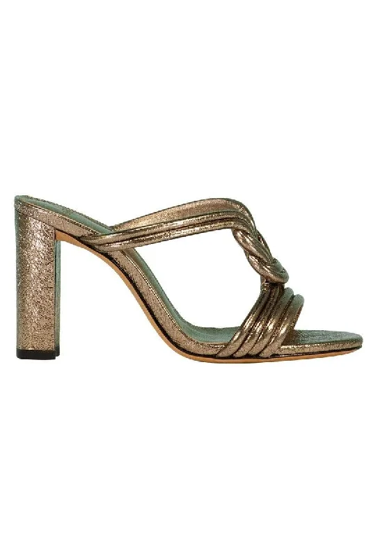 Versatile Heeled Sandals for Any Occasion---Vicky Slide - Gold