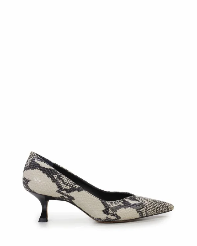 Vince Camuto Women's Margie Animal Print M---Fashionable Kitten Heels for Date Night