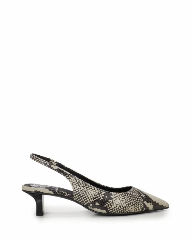 Vince Camuto Women's Pilar Animal Print M---Fashionable Kitten Heels for Date Night